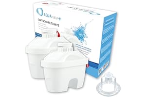 TM Electron TMFIL102+ Pack de 2 a 4 Meses de Filtros de Agua, Compatibles con las Jarras Maxtra y Maxtra+, 2 Unidades