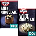 Baking Chocolate Bar Bundle With Dr. Oetker Milk Chocolate Bar 100g & Dr. Oetker White Chocolate Bar 100g (2 Pack)