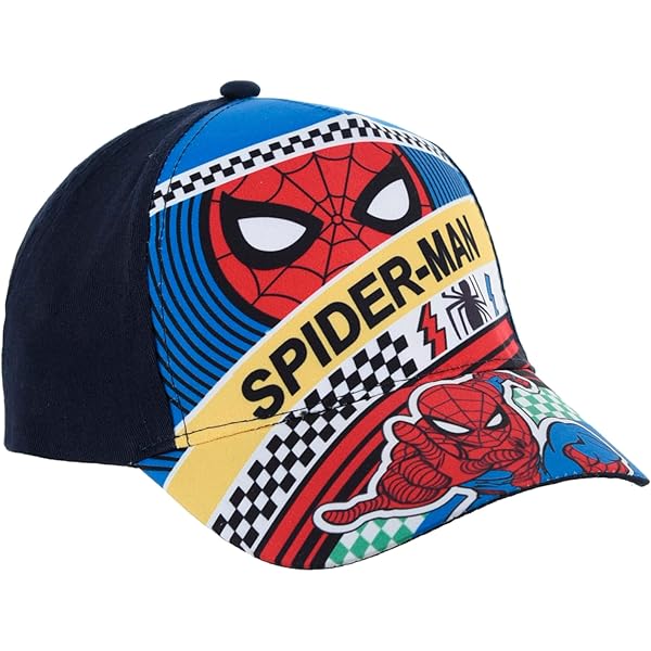 Occhiali Da Sole E Cappello Marvel Spiderman Per Bambini - Set Estivo Con Protezione UV, Design Avengers