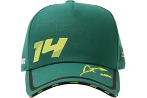PUM’S Aston Martin Kimoa - Gorra F1 2024 Fernado Alonso - Gorra Hombre y Mujer - Talla Única Ajustable, Verde