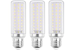 HZSANUE żarówki LED Kukurydziane 22W, 4000K Neutralny biały, 2500 lm, E27 żarówki śrubowe Edisona, 180W Odpowiednik żarówek żarowniczych, Opakowanie 3 szt