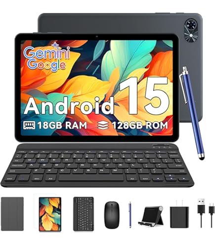 ZIOVO Tablet 11 Pulgadas Android 14, 24GB RAM + 256GB ROM (TF 1TB), Octa-Core 2.0GHz, 5G WiF Tablet, Widevine L1/8000mAh/13+5MP/GPS/BT5.0/Cuerpo Metálico, Tableta con Funda - Azul ZIOVO Tablet 11 Pulgadas Android 14, 24GB RAM + 256GB ROM (TF 1TB), Octa-Core 2.0GHz, 5G WiF Tablet, Widevine L1/8000mAh/13+5MP/GPS/BT5.0/Cuerpo Metálico, Tableta con Funda - Azul