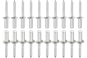DTGN 6,4mm x 20mm (DxL) Ciegos Remaches - 25 Paquete - Bueno para Maquinaria Unión - 304 Inoxidable Acero Cúpula Cerrado Extremo Remache