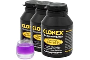 TAURO FROMMPA 3X 50ml Set mit Gefäß von Tauro - Behältnis zum Eintauchen von Stecklingen (Wurzelhormon, Rooting Gel, Wurzelstimulator) (Clonex 3er Pack inkl. Behältnis)