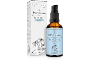 ‎STÖRTEBEKKER SHAVING ACCESSORIES Störtebekker® Premium Bartöl Crusoe - tägliche Bartpflege für 3-Tage-Bart bis Vollbart - 50ml Beard Oil Vegan - Bart Öl Herren mit angenehmen Duft - Hochwertige Inhaltsstoffe - Made in Germany