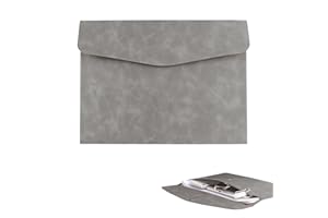 xtemtoamz Mappe Fahrzeugschein, Fahrzeugmappe Dokumentenmappe A5, Organizer Mappe Als Bordmappe, A5 Dokumententasche Tragbarer Manuelle Tasche für Karte Registrierung Autozubehör