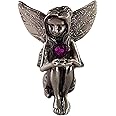 Leonardo Collection Birthstone Pewter Fairy Gemstone Ornament (February)
