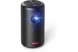 NEBULA Capsule II - Mini Projector, Portable Projector with 720p HD, 200 ANSI Lumen, Wi-Fi, DLP, 8W Speaker, 3,600+ Apps - Compact Palm-Sized Pocket Cinema for Movies