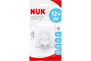 ‎MAPA PROFESSIONNEL NUK Harte Ersatzsauger für Kiddy Cup Trinklernbecher | beißresistent, leichtgängig und auslaufsicher | BPA frei | weiß | 1 Stück