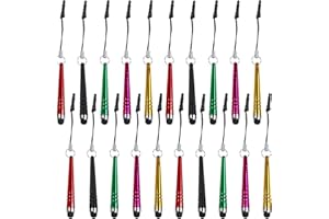 YSDYY 20 sztuk mini pisaków do wprowadzania danych, tabletów i funkcjonalnych rysików do telefonu komórkowego, nadają się do rysowania, zabawy, szkoły i pracy