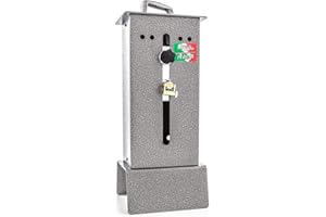 GIEMME Girarrosto da Camino o Barbecue C Registrabile, 5 W, Portata max 6 kg, 1 Spiedo 70 cm, 2 fermacarne inox