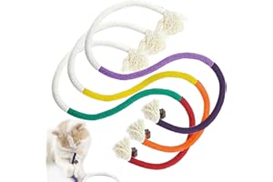 STSAIL 3PCS Cat Chew Toy Interactive Cat Toy Bite Rope Kitten Teething Toys Natural Catnip Cat Toys for Indoor Cats Kitten Cat Teething Toy for Teeth Cleaning and Stress Release