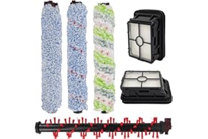 YoniYa 6PCS Accessori per Bissel Crosswave 3 in 1, 4 spazzole multifunzione + 2 filtri di ricambio per Bissel Crosswave Aspirapolvere 1866/2306/2551/1785