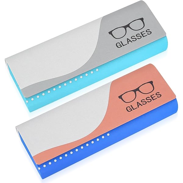 Set Custodie Per Occhiali Rigide - 5 Pezzi Con Panno Di Pulizia, Multicolore - Foto 6