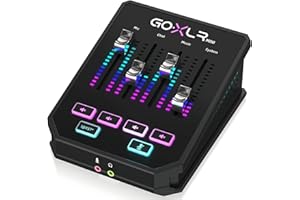 TC Helicon GO XLR MINI Online Broadcast Mixer with Usb/Audio Interface and Midas Preamp