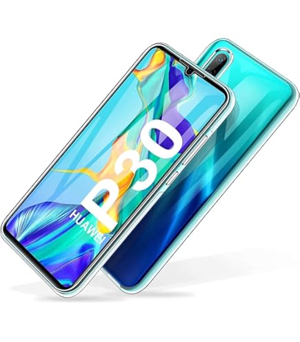 Coque Huawei P20 Lite Phonillico - Étui Silicone Souple Transparent Ultra Mince, Protection Complète