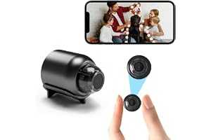 HDAKDDHG Mini-spionkamera Trådlös, 1080p HD Mini WiFi-kamera, Nanny-kamera för hemsäkerhetsövervakning med rörelsedetektion