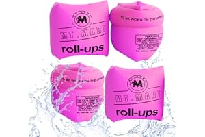 IDOTA Braccioli Bambini 4 pezzi, Bracciali Gonfiabili da Nuoto aiuti al nuoto per bambini e adulti, sicuri in piscine interne ed esterne, mare e lago