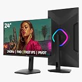 GamePower Lunis L25 24 in&ccedil; 240 Hz 0,5 Ms Fast IPS FHD RGB Pivot Oyun Monit&ouml;r&uuml;