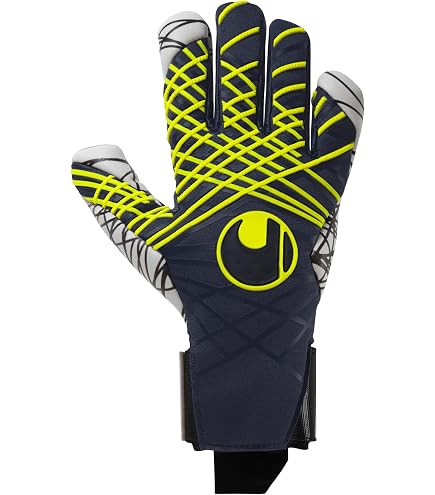 Keeperking Guanti da portiere per adulti, da uomo, con cucitura interna professionale, 4 mm, vestibilità solida, unisex Jonior (9,bianca