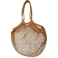 2 Stück Netztaschen Aus Baumwolle - Wiederverwendbare Einkaufsbeutel Mit Langem Griff