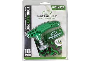 Softspikes Tour Flex Pro Fast Twist 3.0 - Juego de Pinchos de Golf, Color Verde/carbón