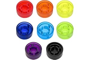 The Lord of the Tools 16pcs Capuchon de Pédale d'effet de Guitare Multicolore Topper de la Pédale Capuchons de Bouton de Pédale Capuchon de Protection Accessoires d'effet de Guitare, 8 couleurs
