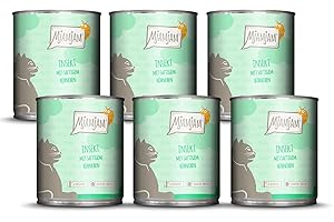 MjAMjAM - nourriture humide Premium pour chats - Insectes au Poulet Juteux, Lot de 6 (6 x 800 g), Sans Céréales avec Protéines d'Insectes