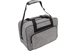 GAVIGAIN Sewing Machine Storage Bag, Universal Tote Bag with Shoulder Strap with Multiple Storage Pockets, Tote Bag for Sewing Machine with Shoulder Strap, Portable Yarn Tote Storage Bag