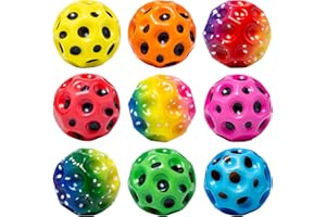 Pilikoll 9 Piezas Space Ball de 6cm Astro Jump Ball Bouncing Balls Moon Galaxy Pelot Space Bouncing Balls Saltarina Moon Pelota Jumps Rubber Pelota para Regalos de Fiesta de Niños