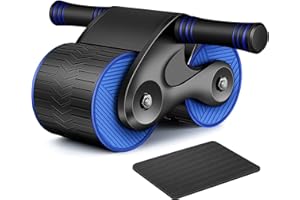 Foreverup Automatic Rebound Abdominal Wheel, Double Wheel Abdominal Wheel Domestic Abdominal Exerciser, 2023 New Ab Roller Wheel Abdominal Exerciser for Men Women Beginners Core Workouts