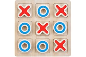 Engelhart - Jeu en Bois Le Morpion - Tic Tac Toe - OXO - 610030-21 cm