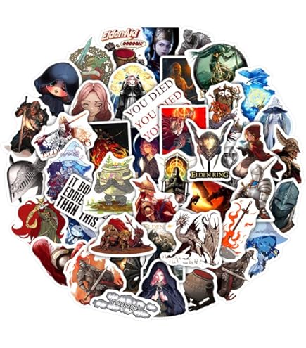 AUCEKO Lot De 50 Autocollants En Vinyle Imperméable Pour