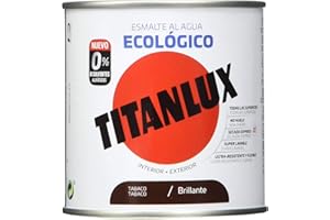 Titanlux Ecológico Esmalte al agua mulisuperficie Brillante Tabaco 250 ml