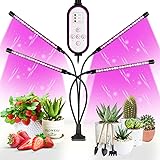 WOLEZEK Led Pflanzenlampe, Pflanzenlicht,80LEDs Pflanzenleuchte Rot & Blau Vollspektrum Wachsenlicht für Zimmerpflanzen mit Z