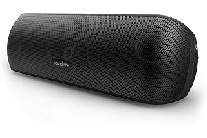 Anker soundcore Motion+, Bluetooth Högtalare, Hi-Res 30W Ljud | intensiv bas, USB-C, flexibel EQ, 12T batteritid, IPX7 vattenskydd, appkontroll, för hem och utomhus