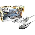 Revell 06787 Star Wars: The Mandalorian N1 Starfighter (Din Djarin) 1:24 Scale Unbuilt/Unpainted Plastic Model Kit with Seated 'Mando' Figure