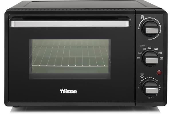 Tristar Minibakugn, 19 Liters Kapacitet, Temperaturområde Upp Till 230 °C, 1 300 Watt Effekt, 60 Minuters Timer, En Övre Och Nedre Värmezon, Med Grillgaller Och Bakplåt