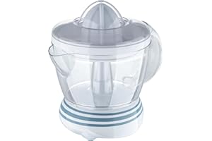 BERGNER NOIA - Spremiagrumi 40W 1,2L - Motore automatico - 2 coni per i diversi tipi di frutta - Contenitore trasparente - Piedi antiscivolo