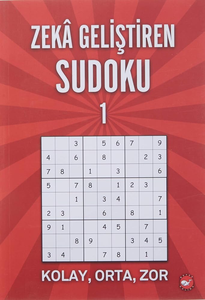 Zeka Geliştiren Sudoku - 1: Kolay, Orta, Zor
