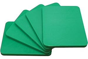 SKIR'CO (8 pcs) Plastic Flat Shims 5 mm, Frame Spacers 53 x 66 mm, Solid Leveling Spacers, Door and Window Frame Packers