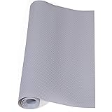 ElastPro EVA Useful and Full Length 5 Meter (500 cm x 45 cm) Solid Anti Slip Mat/Sheet for Fridge, Kitchen, Drawer, Shelf Liner. Rich Look, 1.5 mm Thick, Grey