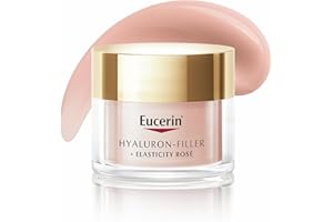 Eucerin Hyaluron-Filler + Elasticity Crema Giorno Rosé SPF 30 50 ml, Crema colorata viso antimacchie e antirughe, Formula con Acido Ialuronico idratante per tutti i tipi di pelle