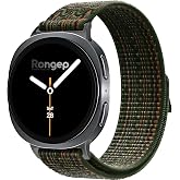 Rongep Samsung ile Uyumlu [2025] Fabric Loop Kordon Galaxy Watch 8 44mm/40mm/Classic 46mm i&ccedil;in Hasırlı Kumaş Galaxy Watch 8 K