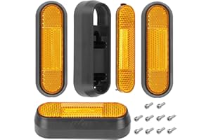 aibiku Cubierta Reflectante Patinete para Xiaomi M365, Pro, 1S, Essential, Pro2, Mi3, para Segway Ninebot MAX G30 Series