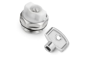 HYDROBIL 1/2 "VALVOLA SPINA BLU MANUALE PER RADIATORE ARIA + CHIAVE