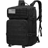 Delgeo Tactical Backpack 25L/45L Military,Large Capacity Backpack,Foldable Waterproof Backpack for Mountaineering,Hiking,Camp