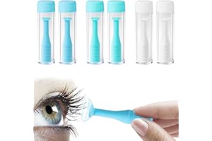 SOGHO 6stück Kontaktlinsen Sauger,Kontaktlinsen Einsetzhilfe,Kontaktlinsen Entferner,Kontaktlinsen Entferner Weiche Linsen,Silikon Kontaktlinsen Entferner,Kontaktlinsen Sauger Weiche Linsen Für Harte Linsen