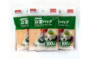 Daiso 3 x 100 bolsas de filtro desechables para té suelto