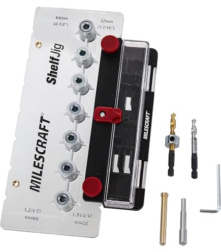 Milescraft 1311 Joint Pro – Professionele Zelfklemmende Doweling Mal Met Geleidebussen